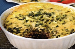 Gratin au petit pois
