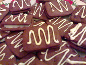 Biscuits fourrés au chocolat blanc & coco caramélisé, façon truffe