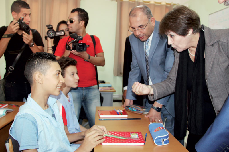 نورية بن غبريت تدشن بوهران تسع مؤسسات تربوية وتلح على اتباع طرق عصرية في التدريس