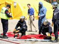 Exhibition de volontaires à Tipasa