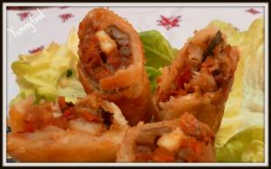 Cigares de brick aux crevettes