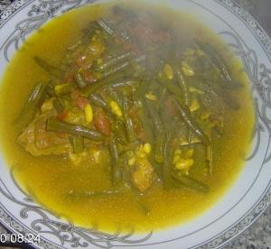 Tajine d'agneau aux haricots verts