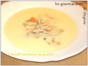 Velouté onctueux de poulet