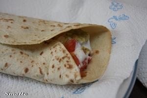 Galettes mexiciane de poulet