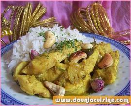 Kojhi Porched, poulet sauté à l'indienne