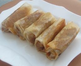 Bourek à la viande aux éclats de pistaches