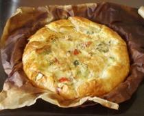 Tarte aux courgettes et au thon