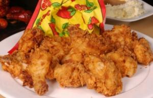 Poulet frit à la moutarde