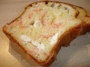Cake au saumon fumé