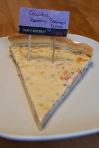 Tarte au saumon fumé et au Boursin