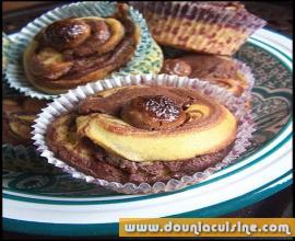 Muffins tourbillons au Nutella