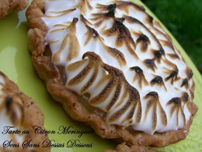 TARTE MERINGUEE AU CITRON
