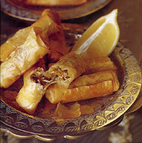 Cigares feuilletés au poisson