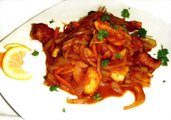 Calamars en sauce