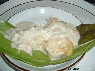 Bouchées aux crevettes