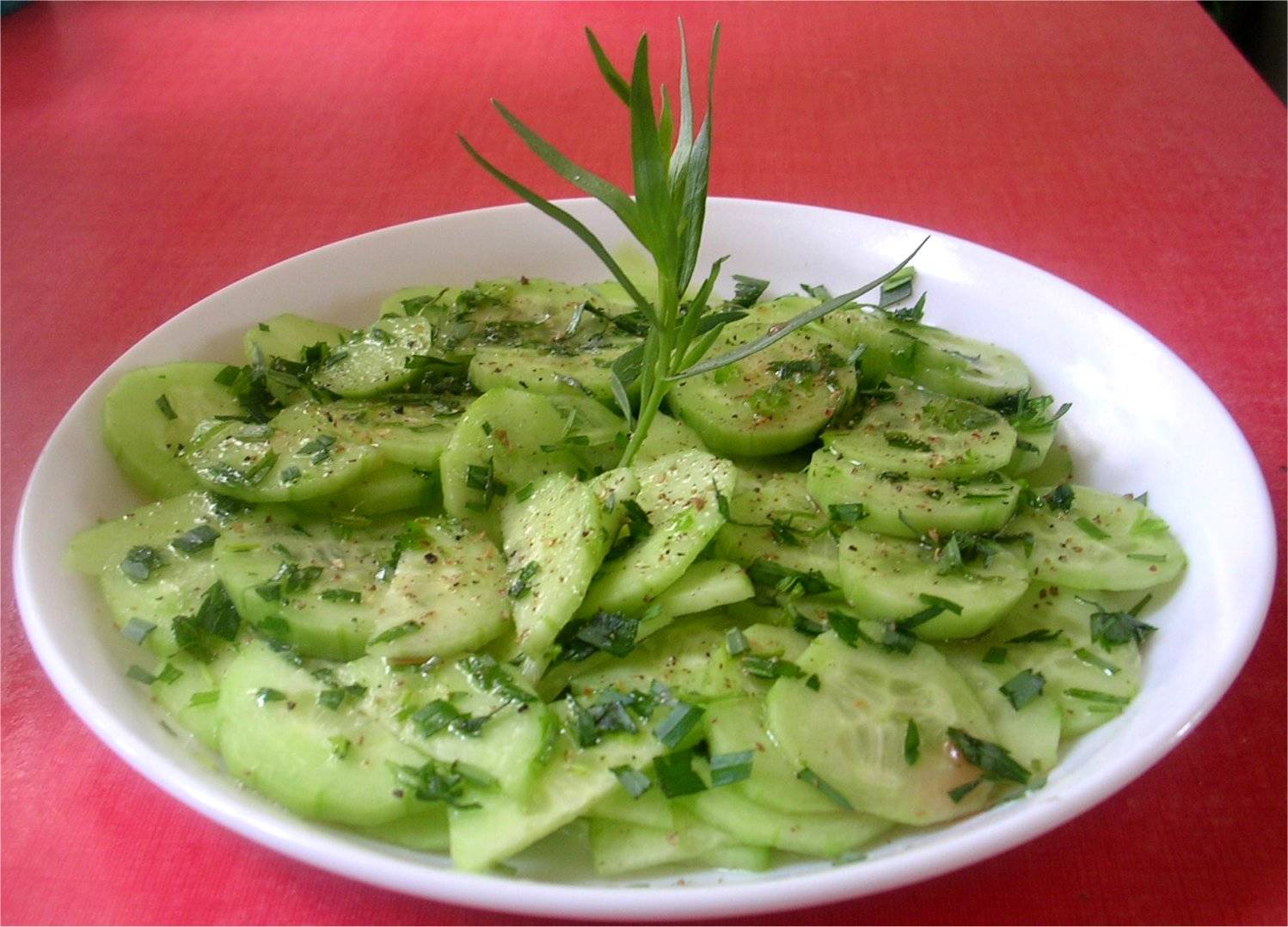 Salade de concombres