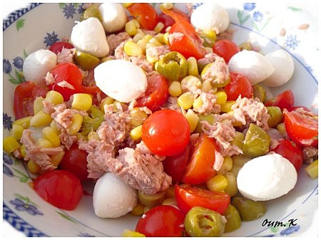 Salade fraicheur mozzarella-citron