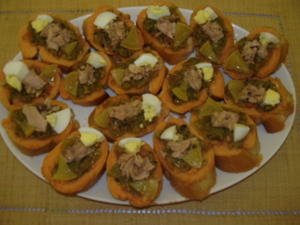 Salade de poulpe légèrement piquante