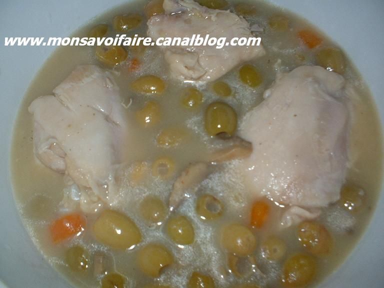 Tadjine Zitoune Sauce Blanche