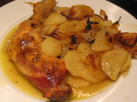 Poulet Aux Pommes de Terre