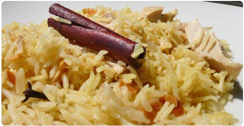 POULET FAçON ET RIZ AUX EPICES