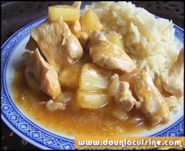 Poulet à l'ananas