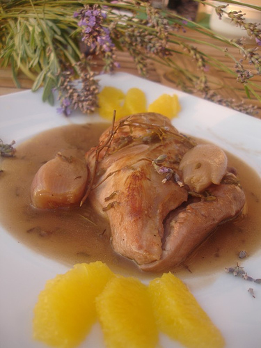 Blanc de poulet à la Napolitaine