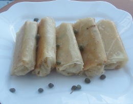 Boureks au fromage et aux câpres