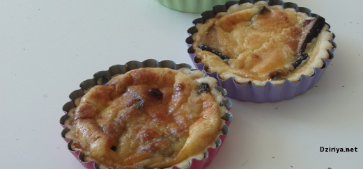 Tartelettes aubergines parmesan