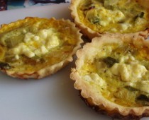 Tartelettes poireau/fromage
