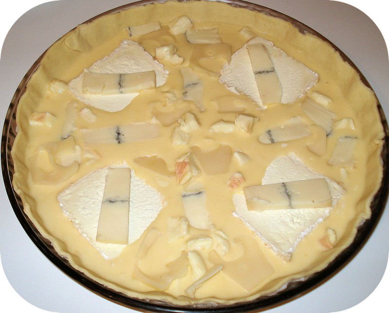 Tarte aux 4 fromages