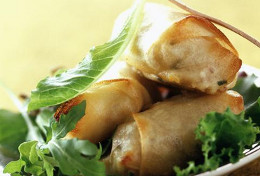 Boureks aux crevettes