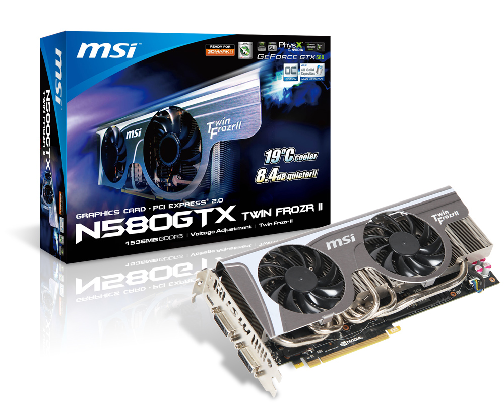 Carte graphique MSI N580GTX