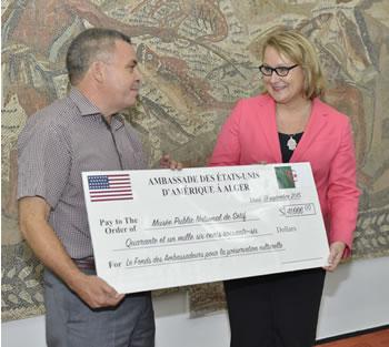 L'ambassade des Etats-Unis offre plus de 41.000 dollars au Musée de Sétif