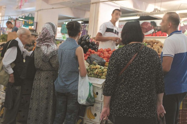 Marché des légumes, c'est la flambée !