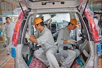 La Chine cible l'industrie automobile