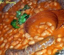 Loubia bel Merguez (Soupe d'haricots secs aux Merguez)