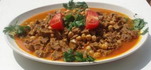 Langue de veau en sauce piquante façon algérienne