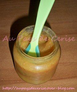 Purée bébé carottes bananes