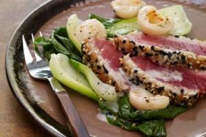 Pavés de thon grillés à la provençale