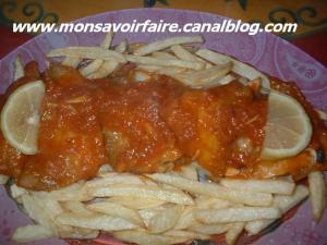 Raya frite à l'algéroise