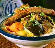 Couscous à la viande d'agneau
