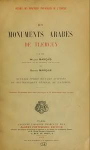 Les monuments arabes de Tlemcen : Introduction