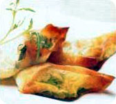 Bourek de chèvre à la menthe