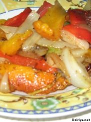 Salade de poivrons confis