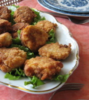 Croquettes de dinde aux éclats de pistaches