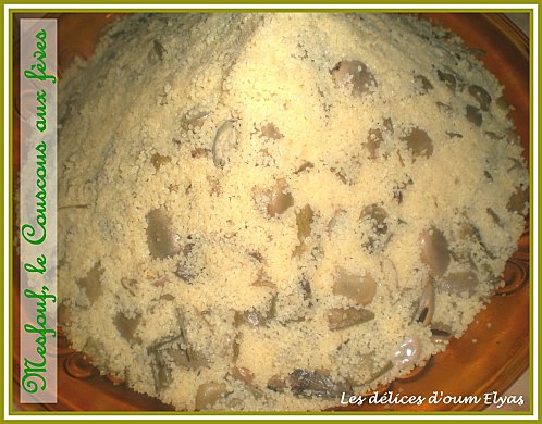 Mesfouf aux Fèves et aux Petits Pois