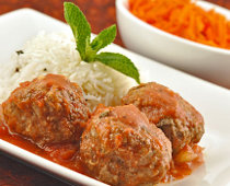 Boulettes de viande aux champignons à la tomate