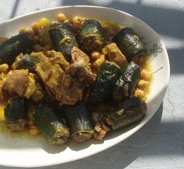 Dolma Qara - Tajine de courgettes farcies