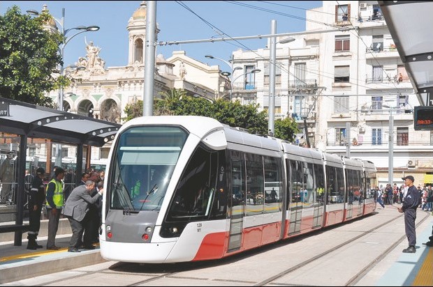 Sortie, hier, de la première rame de tramway Cital